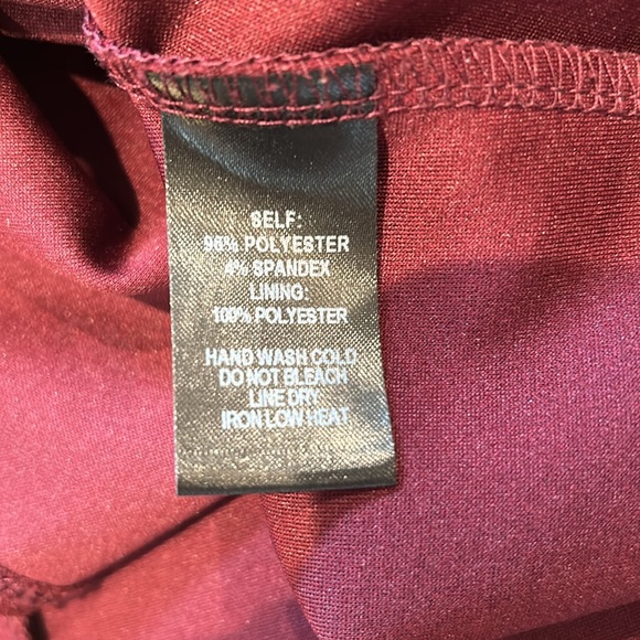 Lulu’s Forever Your Girl Maroon Wine  Bodycon Dress - Picture 8 of 11